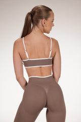 Taupe Contrast Leggings