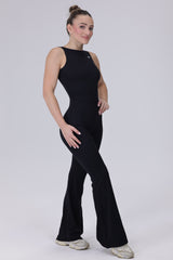Backless Jumpsuit Black