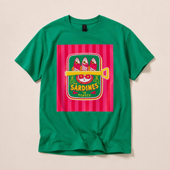 Pink sardines shirt