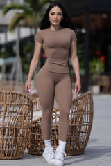 Cocoa Sculpt Set (Leggings + Top)