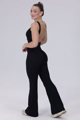 Backless Jumpsuit Black