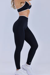 Black Contrast sculpt Leggings