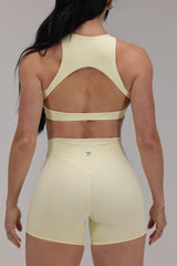 Essential Sculpt yellow butter Shorts