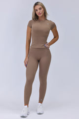Cocoa Sculpt Set (Leggings + Top)