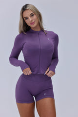 Violet Zip Jacket
