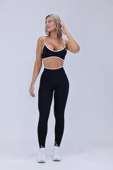 Black Contrast Sculpt Bra