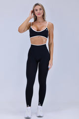 Black Contrast sculpt Leggings