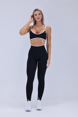 Black Contrast Sculpt Bra