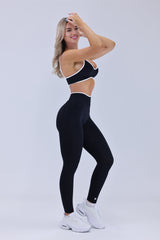 Black Contrast Sculpt Bra