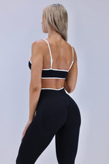 Black Contrast sculpt Leggings