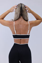 Black Contrast Sculpt Bra