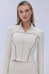 Taupe Slim Fit Jacket