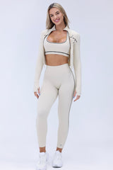 Taupe Slim Fit Jacket