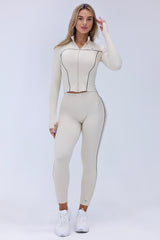 Taupe Slim Fit Jacket