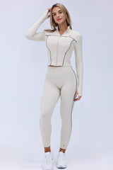 Taupe Slim Fit Jacket