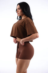 TF Brown Crop Top
