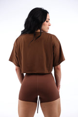 TF Brown Crop Top