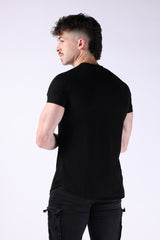 T Fit Basic Mens T shirt (Black)