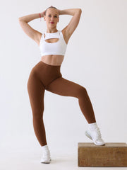 Second skin coffee leggings