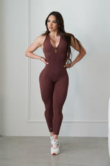 Mara Jumpsuit Brown