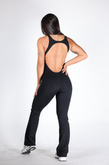 Black Slay Flare Jumpsuit