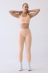 Aesthetic Coral Leggings