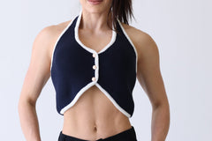 Halter Sweater vest NAVY