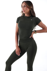 Green Sculpt Leggings