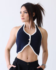Halter Sweater vest NAVY