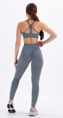 Active Motion Gray Sports Bra