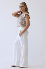 Chloe ruffle Sleeve sweater