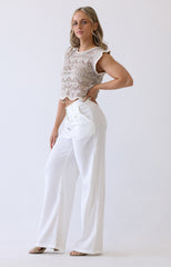 Chloe ruffle Sleeve sweater