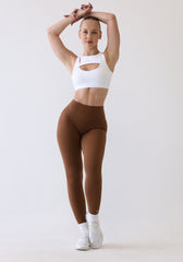 Second skin coffee leggings