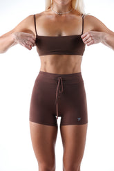 Brown Flex Shorts