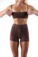 Brown Flex Sports Bra