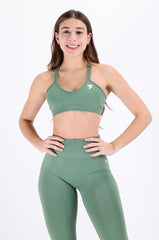 Active Motion Green Sports Bra