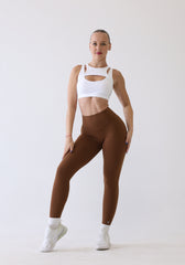 Second skin coffee leggings