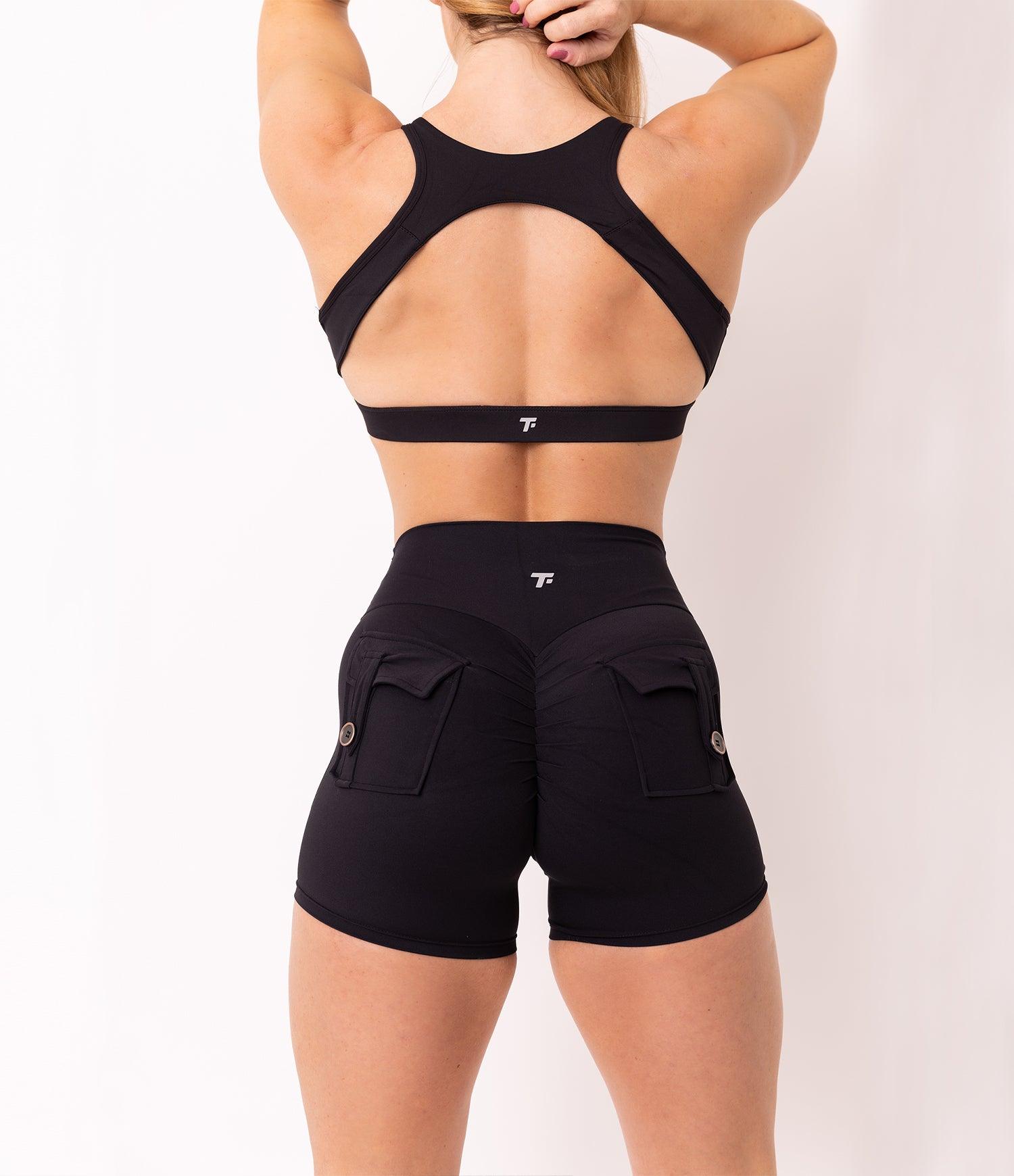 Scrunch Bum Contour Shorts in Black – Fitt Haven