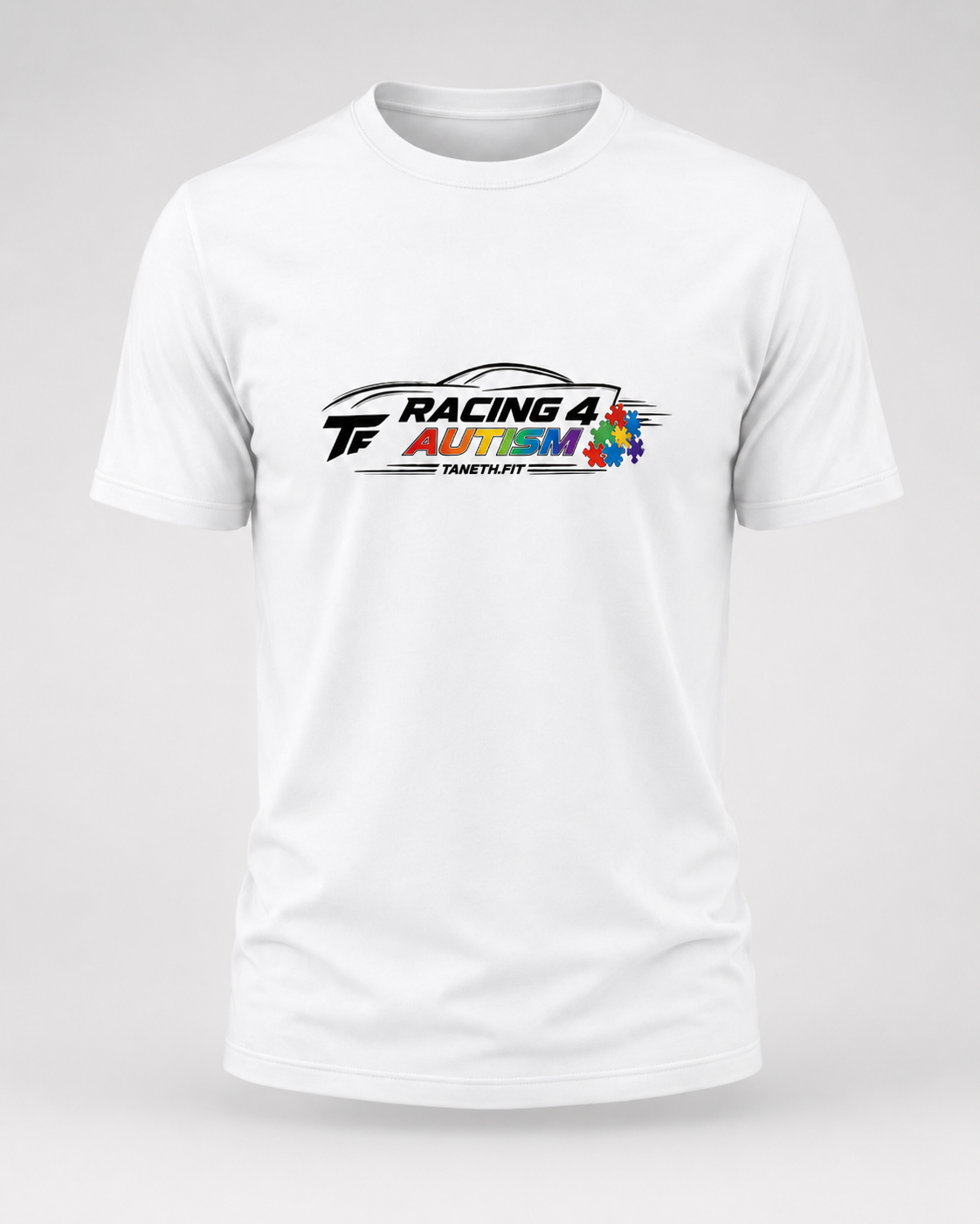 PRE ORDER Racing 4 Autism T-Shirt white