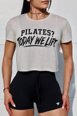 Today We Lift Crop Top