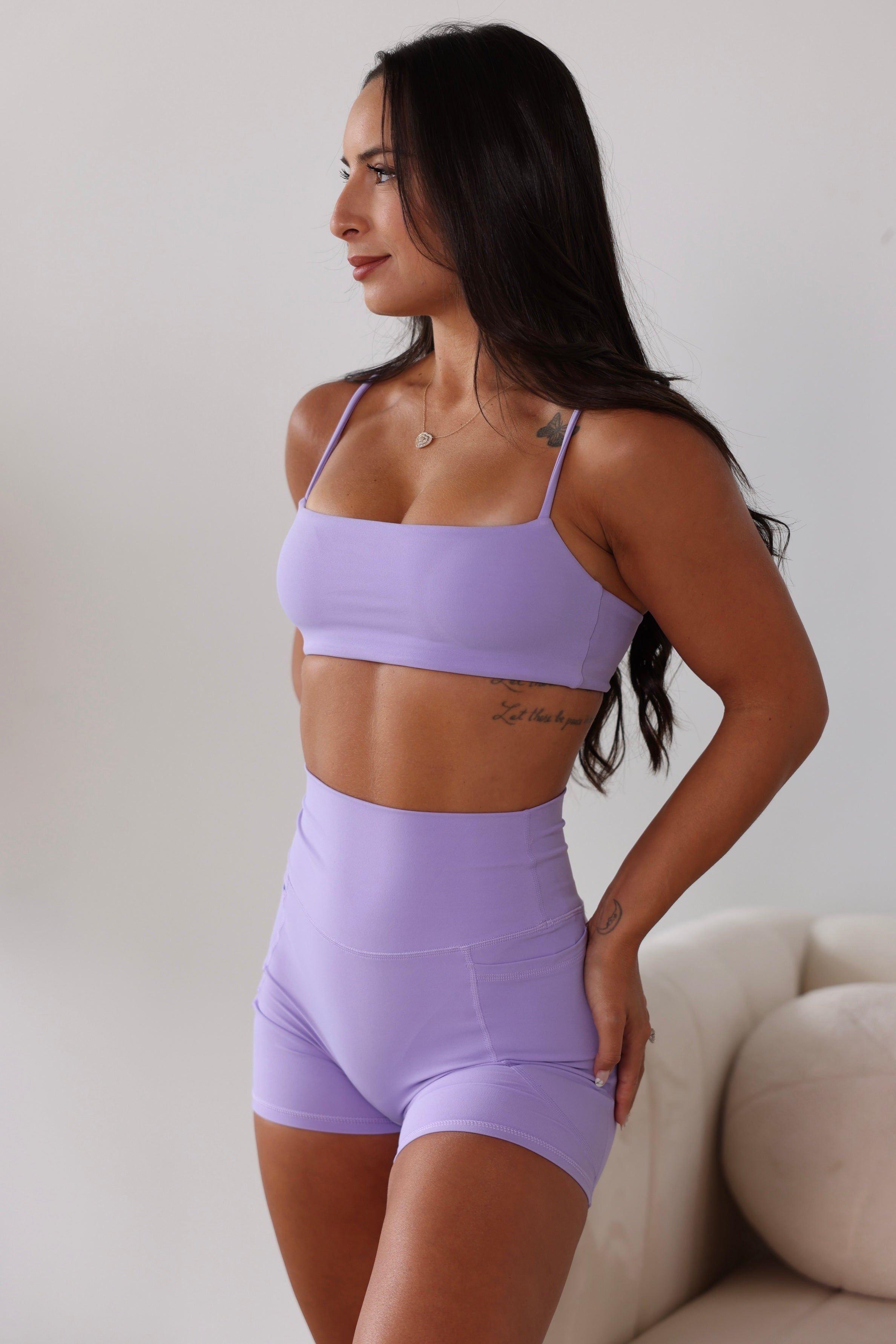 Lilac Flex Shorts
