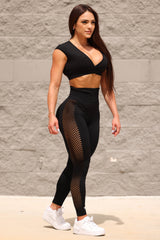 Curves Black Leggings