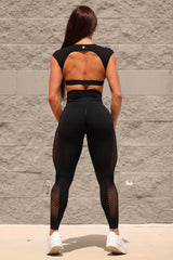 Curves Black Leggings