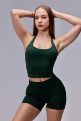 Evergreen Halter Top
