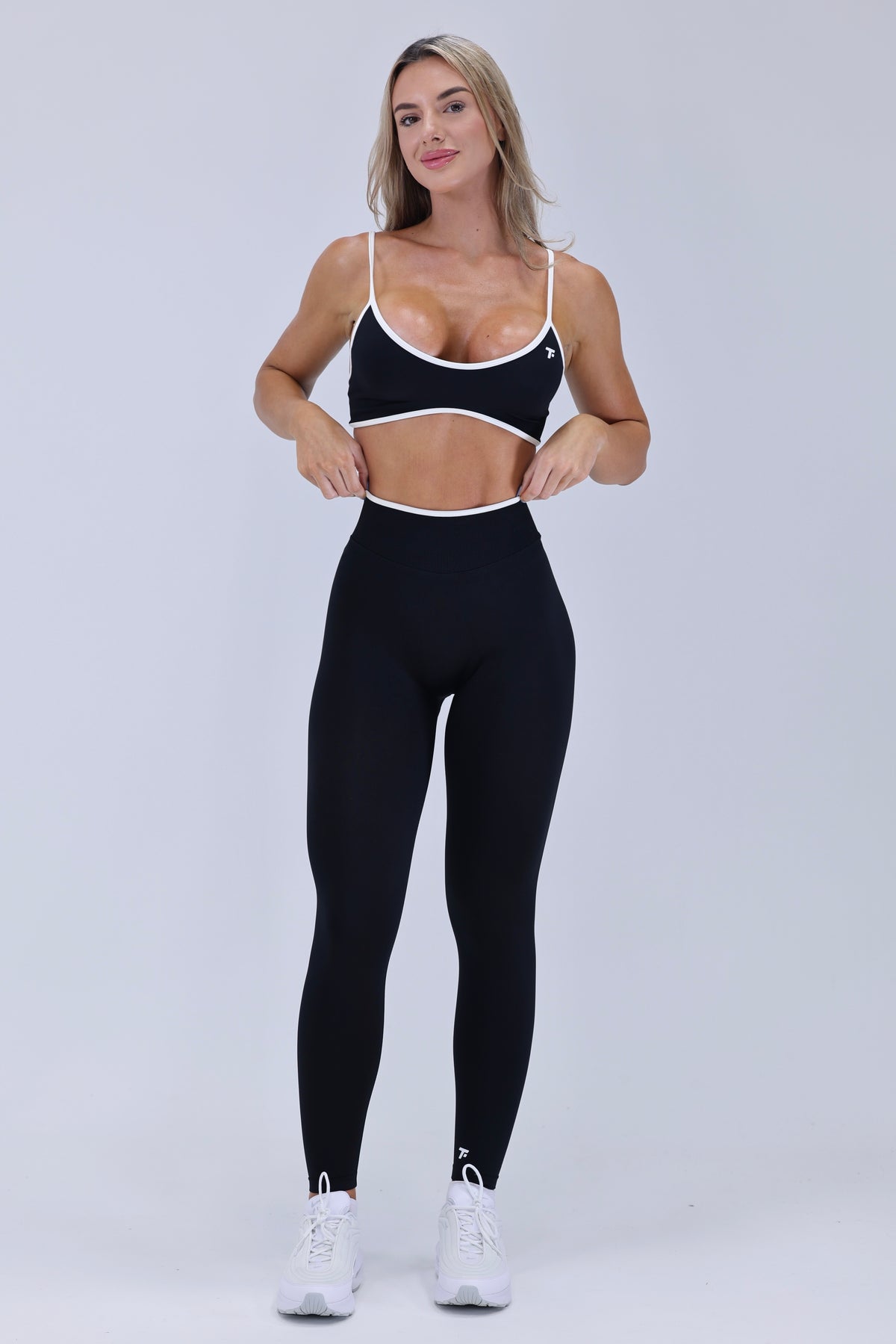 Black Contrast sculpt Leggings
