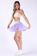 Purple Active Skort