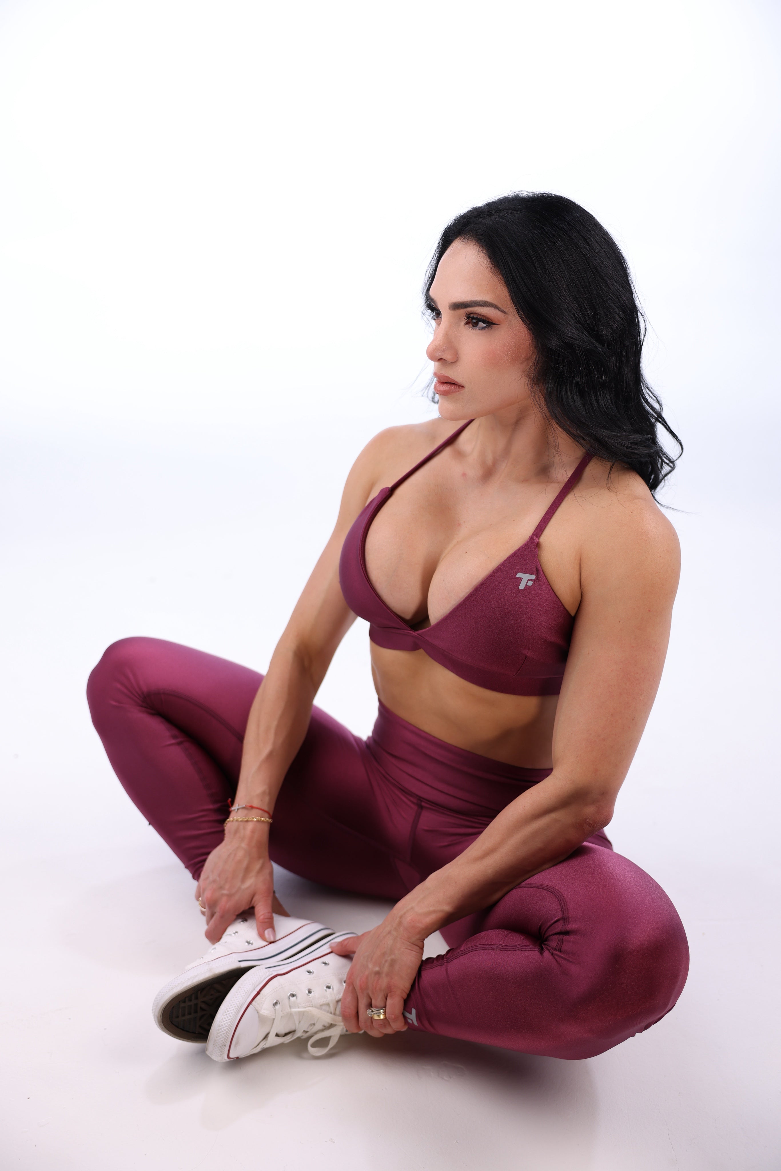 Velvet Wine Bra