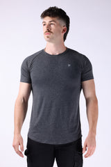 T Fit Basic Mens T shirt (Gray)