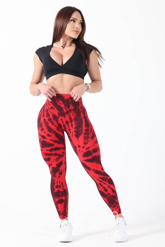 Smash Red Leggings