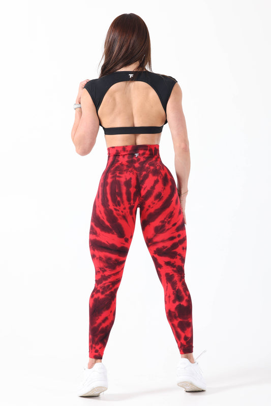 Smash Red Leggings